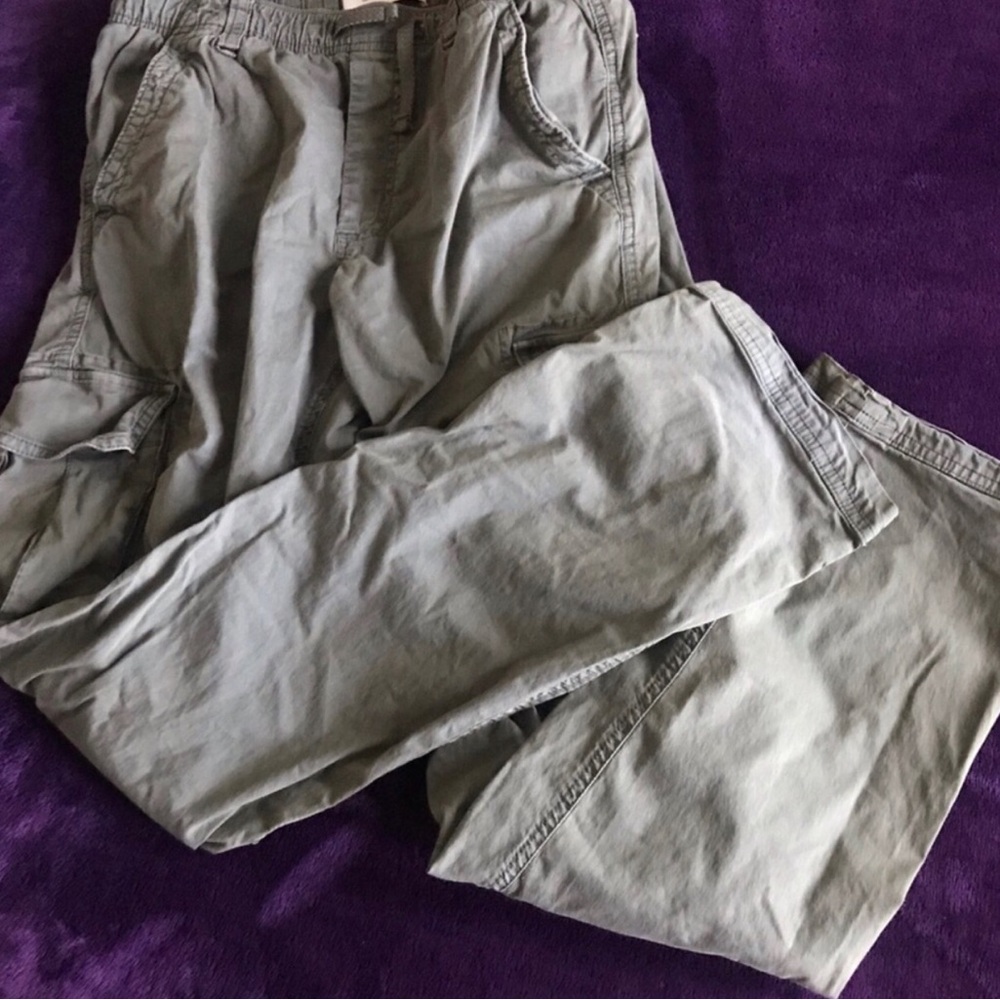 Boys Casual Cargo Pants in Light Gray Size 14 NWOT